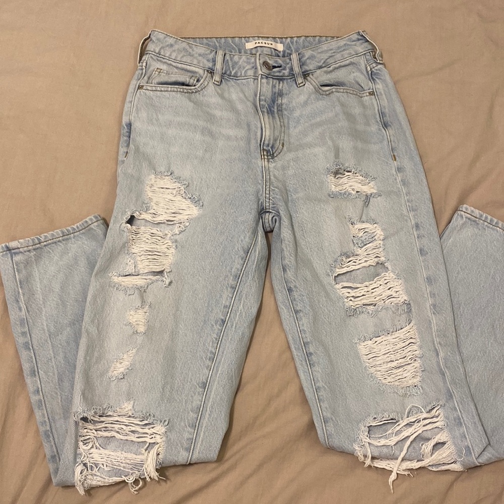 PacSun Light Wash Mom Jeans